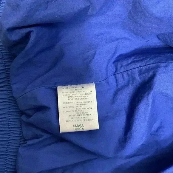 OUTERBANKS Men's Windbreaker Thick Jacket Size Small Blue - Picture 7 of 10